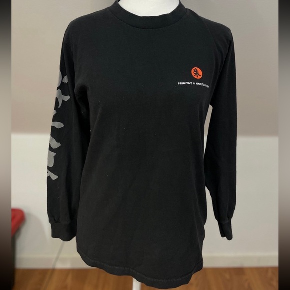 Primitive x Naruto Crows Black Long Sleeve T-Shirt - Picture 2 of 7